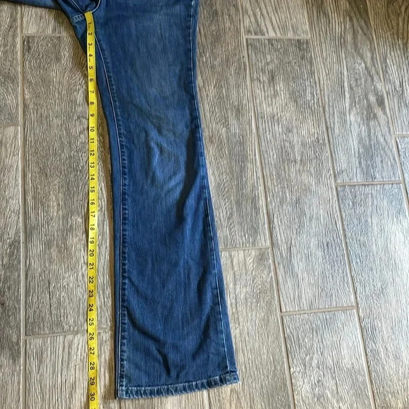 Boden flare jeans Medium wash Midrise Women’s size 4 Stretch denim - Picture 7 of 13